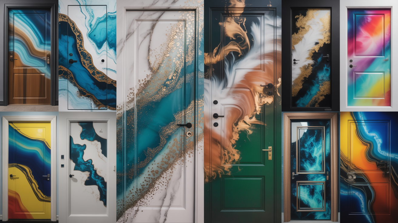 10 Stunning Resin Door Ideas to Transform Your Entryway